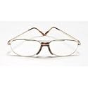 Reading Glasses 2.75 power, Square Mens Metal, Frame Size: R022 - 1 ea