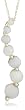 10k Yellow Gold, October Birthstone, Lab Created Opal Journey Pendant, 18"