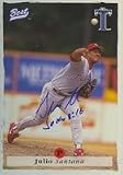 Julio Santana, Tulsa Drillers - Rangers Affiliate, 1995 Best Cards Autographed Card