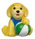 Webkinz Beach Boy Golden Retriever Figurine