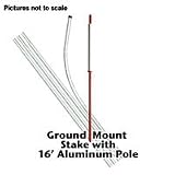 Feather Flag Ground Stake Kit (Ground Mount and Pole)
