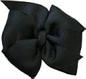 Posies Accessories Basic Black Grosgrain Hair Bow