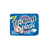 Trident Sugar Free Chewing Gums Splash Peppermint Swirl - 9 Sticks, 10 / Pack