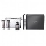 Gucci By Gucci For Men Gift Set: Eau De Toilette 3.0 oz + After Shave Balm 1.7 oz + Shower Gel + Bag