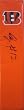 Mohamed Sanu Autographed Cincinnati Bengals Logo Football End Zone Pylon, Proof Photo