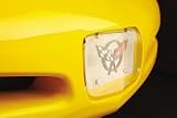 1997-2004 C5 & Z06 Corvette Front License Plate Cover - Clear