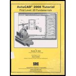 Click here to buy  AutoCAD 2008 Tutorial First Level 2D - With CD  by Randy Shih.