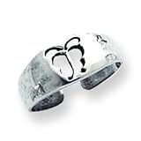 Sterling Silver Butterfly Toe Ring