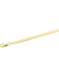Solid Flexible Herringbone 14K Gold Yellow Ch44 24 Inch