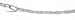 14K White Gold Anklet - 10