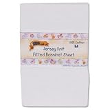 Kids Line Jersey Knit Fitted Bassinet Sheet -... by Kids Line