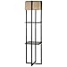 Planar Glass Shelf Display Case Floor Lamp