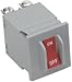 Magnetic Hydraulic Circuit Breaker, M Series, 10 A, 2 Pole, 250 V, 15 s, 1 kA