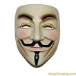 V for Vendetta Adult Masks 12 Pieces