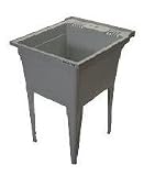 Zurn MS2620F Grey Single Basin Multi-Purpose Sink MS2620-F