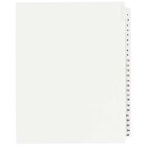 Collated Dividers, 926 950, Side Tab, 8 1/2"x11", 25/Set, WE (AVE82316) Category: Index Tabs and Dividers