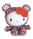 Hello Kitty 6" Plush, Leopard Kitty Plush Doll Toy