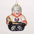 New York Islanders 5.5" Glass Snowflake Hockey Friends Holiday Tree Ornament - NHL Hockey