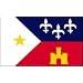 Acadiana Flag 3x5 Brand New 3 x 5 Acadia Louisiana