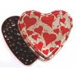 6 Inch Heart Tin Filled with 14 oz Sugar Free Milk Chocolate Covered Peanuts by Diabetic Friendly LLC