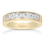 18kt Gold Channel-Set 7 Stone Wedding Band (1.20 ct. tw.)