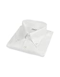 Review Finamore  / Finamore White Italian Handmade Slim Button-Down Dress Shirt