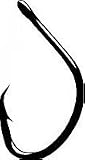 Nautilus Circle Hook- Black/ Loose 5 per Pack/ Size 6/0 - Fishing - Hooks