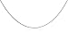 9ct White Gold Round Snake 18