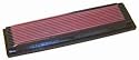 K&N ENGINEERING 33-2051 Air Filter; Panel; H-1 in.; L-4.125 in.; W-13.75 in.;