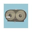 Jumbo VISTA Twin Toilet Paper Dispenser, 9" Rolls, See-Thru Gray GEP58250