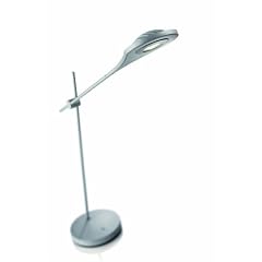 Philips Ledino 66702/87/16 Tischleuchte / 220-240V / 50-60Hz / grau / Aluminium / 1 x 7,5 W ( 3100K warm-weiss / Ein-/Ausschalter