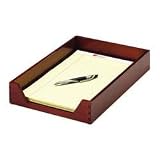 Search : Harmony Wood Letter Tray, Legal Size, Mahogany Finish (ELD73521) Category: Desk Trays