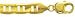 14K Gold Anchor Chain Mariner Link Bracelet or Necklace, 8.5mm wide