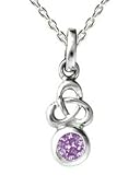 Kit Heath Amethyst Trinity Knot Necklace