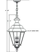 thanksgiving Hanover Lantern B30820WBZAC4 Jamestown WeatheredB004K3ZITG