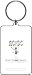 AC/DC Flick of the Switch Lucite Keychain K-0417 Image