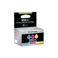 Lexmark 14N0850B 100XL Tintenpatronen blister with security, cyan / magenta / gelb