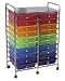 20 Drawer Mobile Organizer Cart