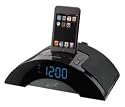 iLive IC618B Clock Radio with Enhanced Sound and Docking Station for iPod (Black)