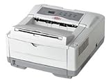 OKI B4550n - Printer - B/W - LED - Legal, A4 - 600 dpi x 2400 dpi - up to 24 ppm - capacity: 250 sheets - Parallel, USB, 10/100Base-TX