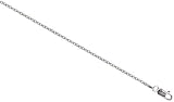Sterling Silver 1.4 mm Italian Medium Box Chain, NICKEL FREE. 7, 8, 16, 18, 20, 22, 24, 30