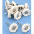 12 Jewelry Polishing Buffing Wheels Mandrel fits Dremel