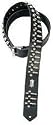 Levys PM28-2B Metal Bullets Leather Guitar Strap