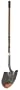 Ames True Temper Viper Round Point Shovel with 47-Inch Innovative Fiberglass Handle 1330000
