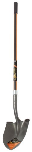 Ames True Temper Viper Round Point Shovel with 47-Inch Innovative Fiberglass Handle #1330000
