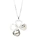 4-Way Opening 925 Sterling Silver Heart Shaped Locket Necklace