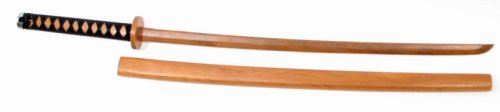 Bokken w/Cord Wrapped Handle & Wood Scabbard 40 - Martial Arts - Practice Swords