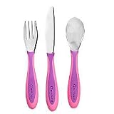 Gerber NUK BPA Free Kiddy Cutlery - Pink