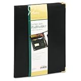 Expand A Pocket® Pad Holder with Calculator & Pad, Black with Brass Corners (CRD4722484) Category: Pad Holders