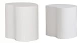 Wohnprofi Beistelltische, 2er-Set weiß